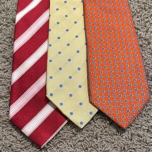 Set of three Borrelli ties